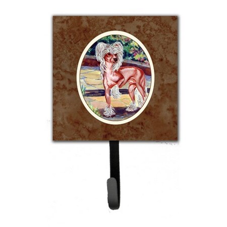 Jensendistributionservices Chinese Crested on the Patio Leash or Key Holder MI219352
